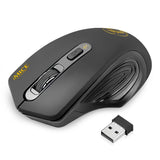 2.4GHz Wireless Mouse with 2000 DPI and USB Receiver optoeletronics
