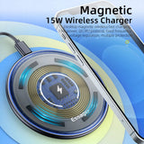 Essager 15W Magnetic Wireless Charger - Qi Fast Charging Pad optoeletronics