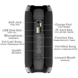 T&G TG117 Bluetooth Speaker - FM Radio and TF Card Portable Audio optoeletronics