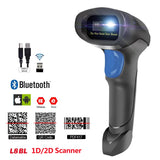 HONOURWOLF L8BL S8 2D Barcode Scanner - Bluetooth 2.4G USB optoeletronics