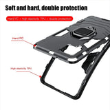 Magnetic Ring Stand Case for Samsung Galaxy A Series - Shockproof Cover optoeletronics