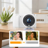 4K 64MP Flip-Screen Vlogging Camera with 12x Optical Zoom optoeletronics