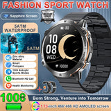 Outdoor GPS Smart Watch - 1.73 Inch AMOLED, 1000mAh, 5ATM Waterproof optoeletronics