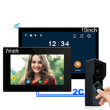 ANJIELO 2-Wire 1080P Video Intercom Doorbell System optoeletronics