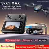 S-X1 Max GPS Drone - 4K Camera 3-Axis Gimbal optoeletronics