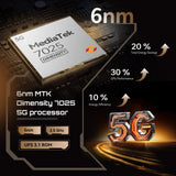 Cubot X100 5G Smartphone - 6.88-Inch 256GB 64MP Android Phone optoeletronics
