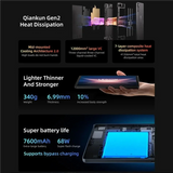 Lenovo Legion Y700 2025 Gaming Tablet - Snapdragon 8 Elite, 8.8 Inch 165Hz optoeletronics