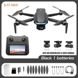 S-X1 Max GPS Drone - 4K Camera 3-Axis Gimbal optoeletronics
