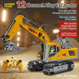 Alloy RC Excavator - Lights and Sound Engineering Vehicle optoeletronics