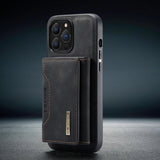 Detachable Magnetic Wallet Case for iPhone - 2-in-1 Leather Cover optoeletronics