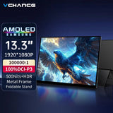 VCHANCE 13.3-Inch OLED Portable Monitor - 1080P Travel Display optoeletronics