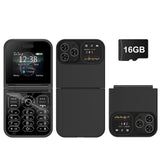 SERVO F15 Mini Flip Phone - Dual SIM 2G Compact Mobile optoeletronics