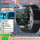 Outdoor GPS Smart Watch - 1.73 Inch AMOLED, 1000mAh, 5ATM Waterproof optoeletronics
