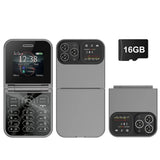 SERVO F15 Mini Flip Phone - Dual SIM 2G Compact Mobile optoeletronics