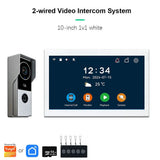 ANJIELO 2-Wire 1080P Video Intercom Doorbell System optoeletronics