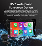 Jansite Motorcycle CarPlay GPS Display - IPX7 Waterproof DVR optoeletronics