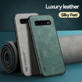 Leather Magnetic Case for Samsung Galaxy S and Note - Car Mount Cover optoeletronics