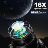 NBD 5K Digital Camera with 16x Optical Zoom and WiFi App Control optoeletronics