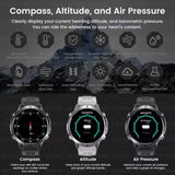 Outdoor GPS Smart Watch - 1.73 Inch AMOLED, 1000mAh, 5ATM Waterproof optoeletronics