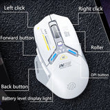 Inphic IN9 Rechargeable Wireless Gaming Mouse with RGB Lighting optoeletronics