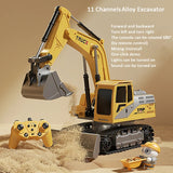 Alloy RC Excavator - Lights and Sound Engineering Vehicle optoeletronics