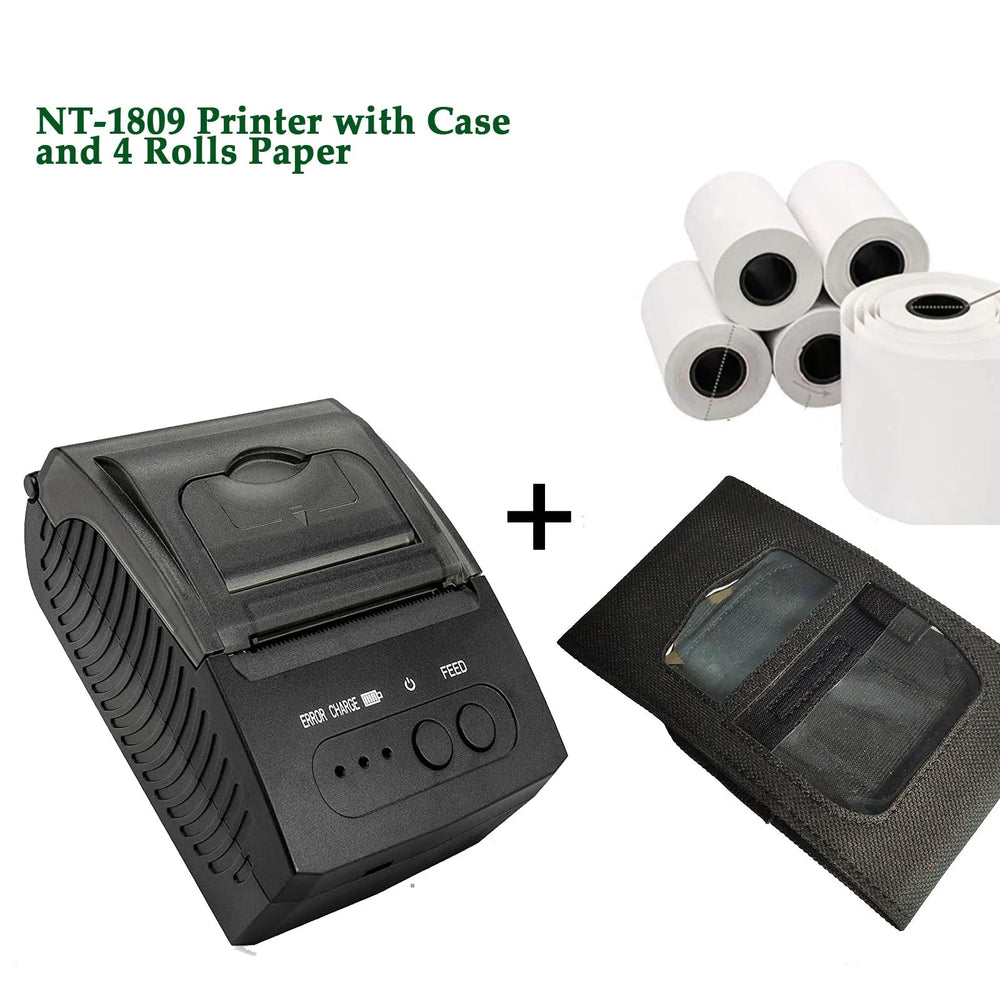 NETUM NT-1809 58mm Thermal Receipt Printer - Bluetooth Portable optoeletronics