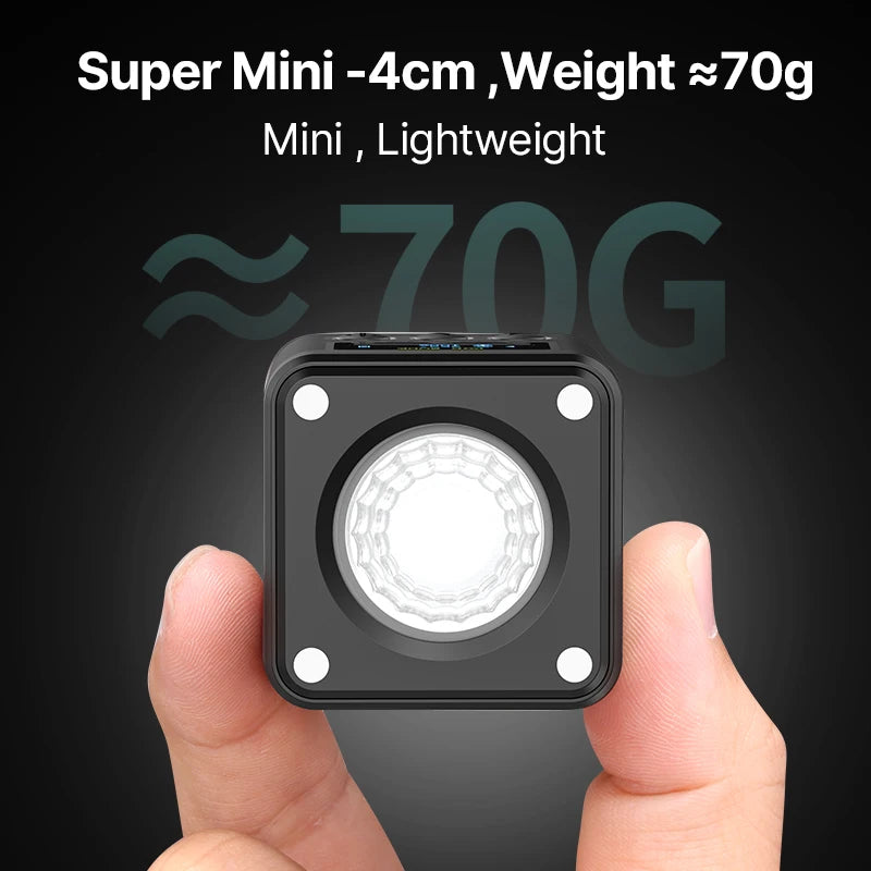 Ulanzi L2 RGB Mini COB Video Light with Magnetic Mount optoeletronics