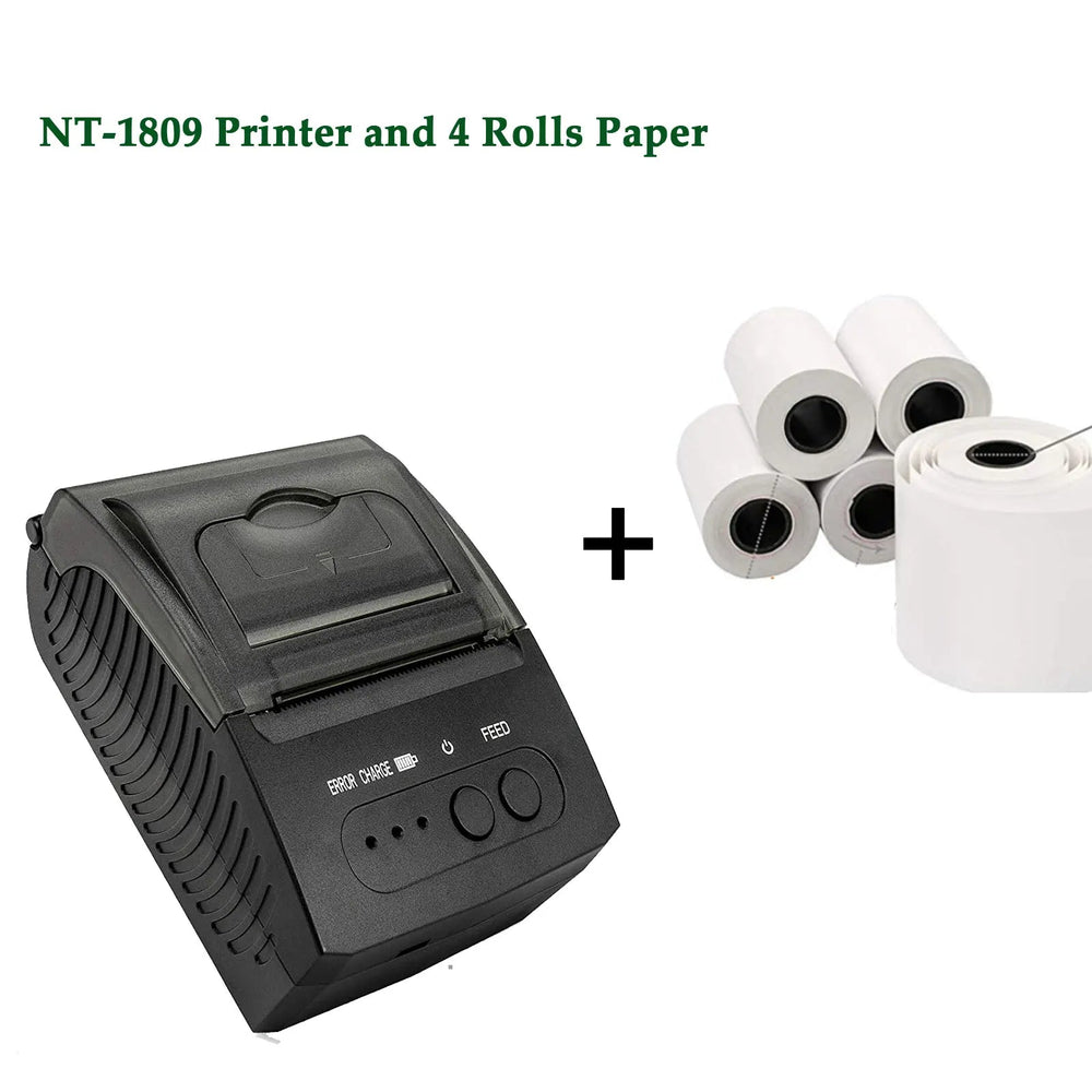 NETUM NT-1809 58mm Thermal Receipt Printer - Bluetooth Portable optoeletronics