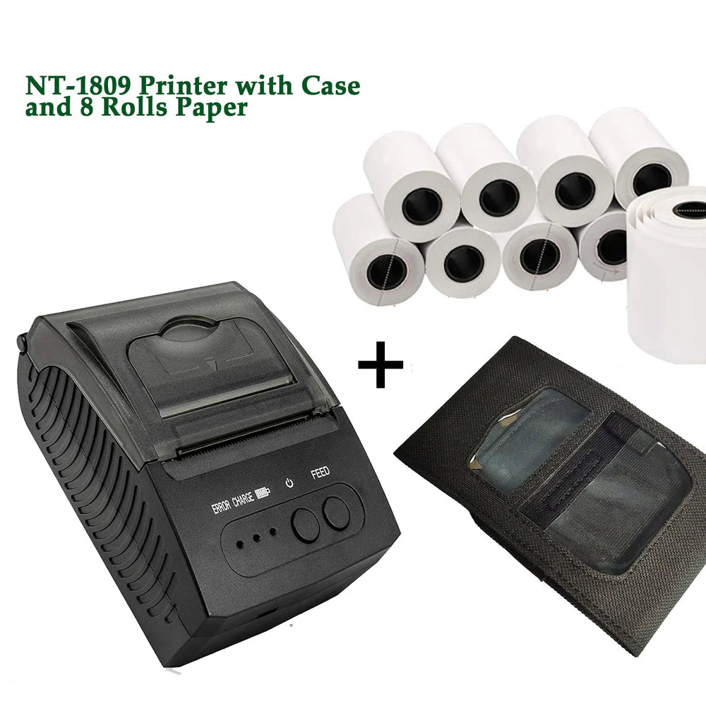 NETUM NT-1809 58mm Thermal Receipt Printer - Bluetooth Portable optoeletronics