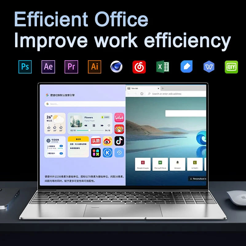Ultra Slim Intel i7 Laptop - 15.6-inch 32GB 2TB optoeletronics