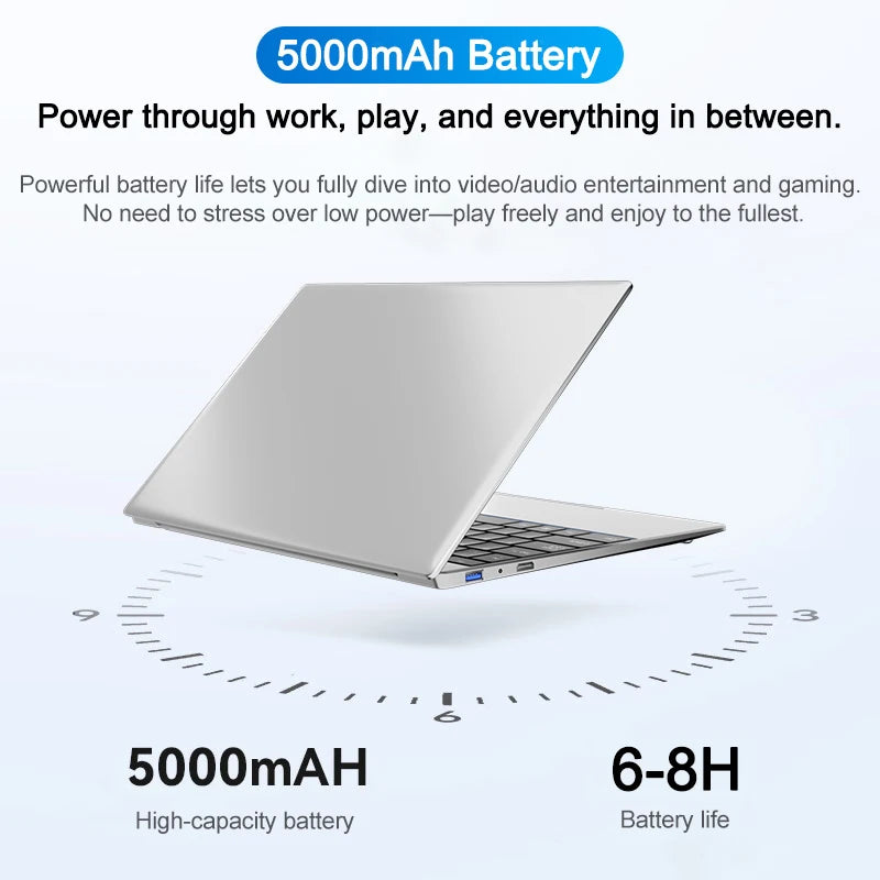 Ultra Slim Intel i7 Laptop - 15.6-inch 32GB 2TB optoeletronics