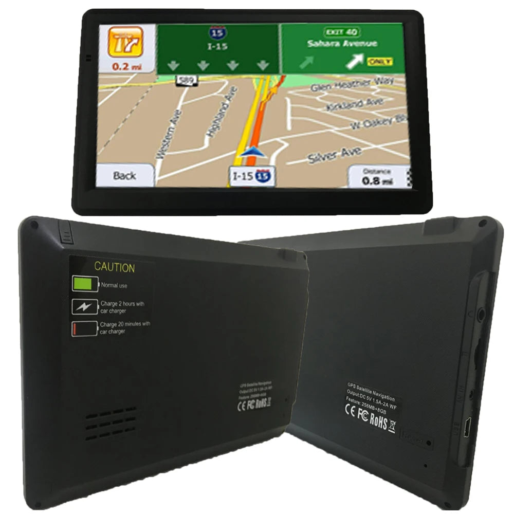 KMDRIVE 7-inch HD GPS Navigation System - FM MP3 MP4 optoeletronics