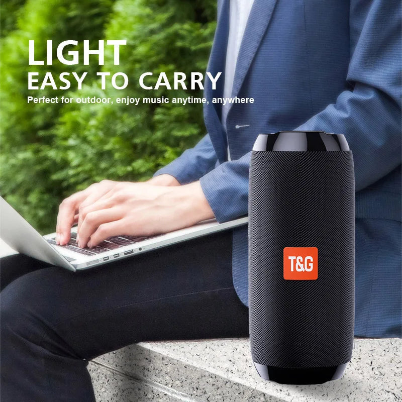 T&G TG117 Bluetooth Speaker - FM Radio and TF Card Portable Audio optoeletronics