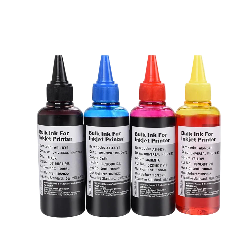 Aomya 4-Color Universal Refill Ink Set - 100ML Bottles optoeletronics