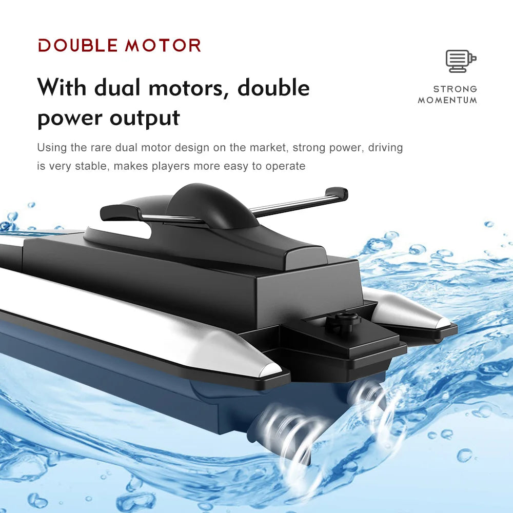 LSRC-B8 RC Racing Boat - Waterproof 2.4G Speedboat optoeletronics