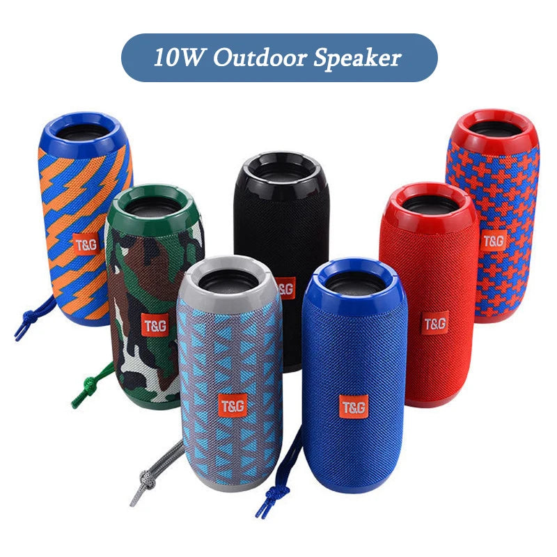 T&G TG117 Bluetooth Speaker - FM Radio and TF Card Portable Audio optoeletronics