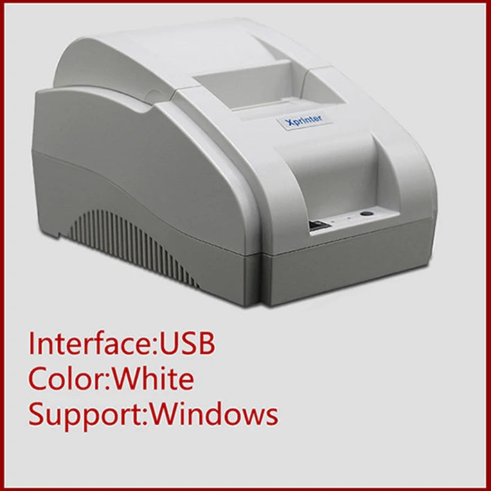 Xprinter XP-58IIH 58mm Thermal Receipt Printer - USB Bluetooth optoeletronics