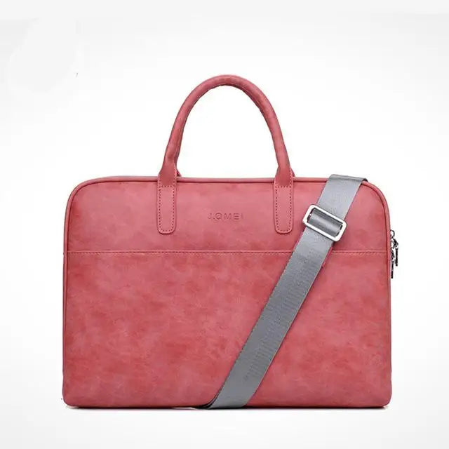 Waterproof PU Laptop Briefcase for 13 to 15 Inch Notebooks