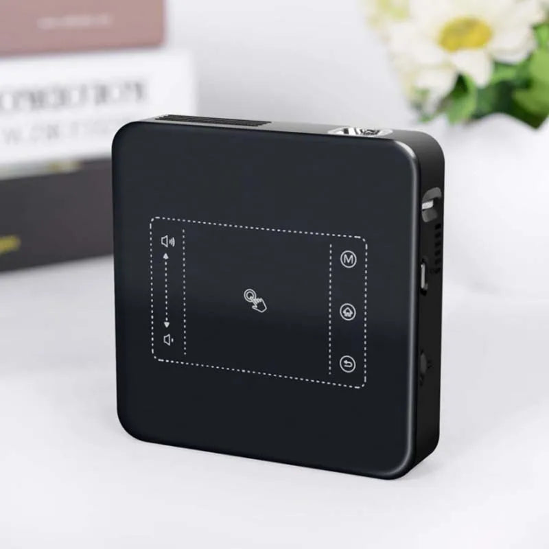 WZATCO D13 Pocket Projector - 4K Smart DLP Beamer optoeletronics