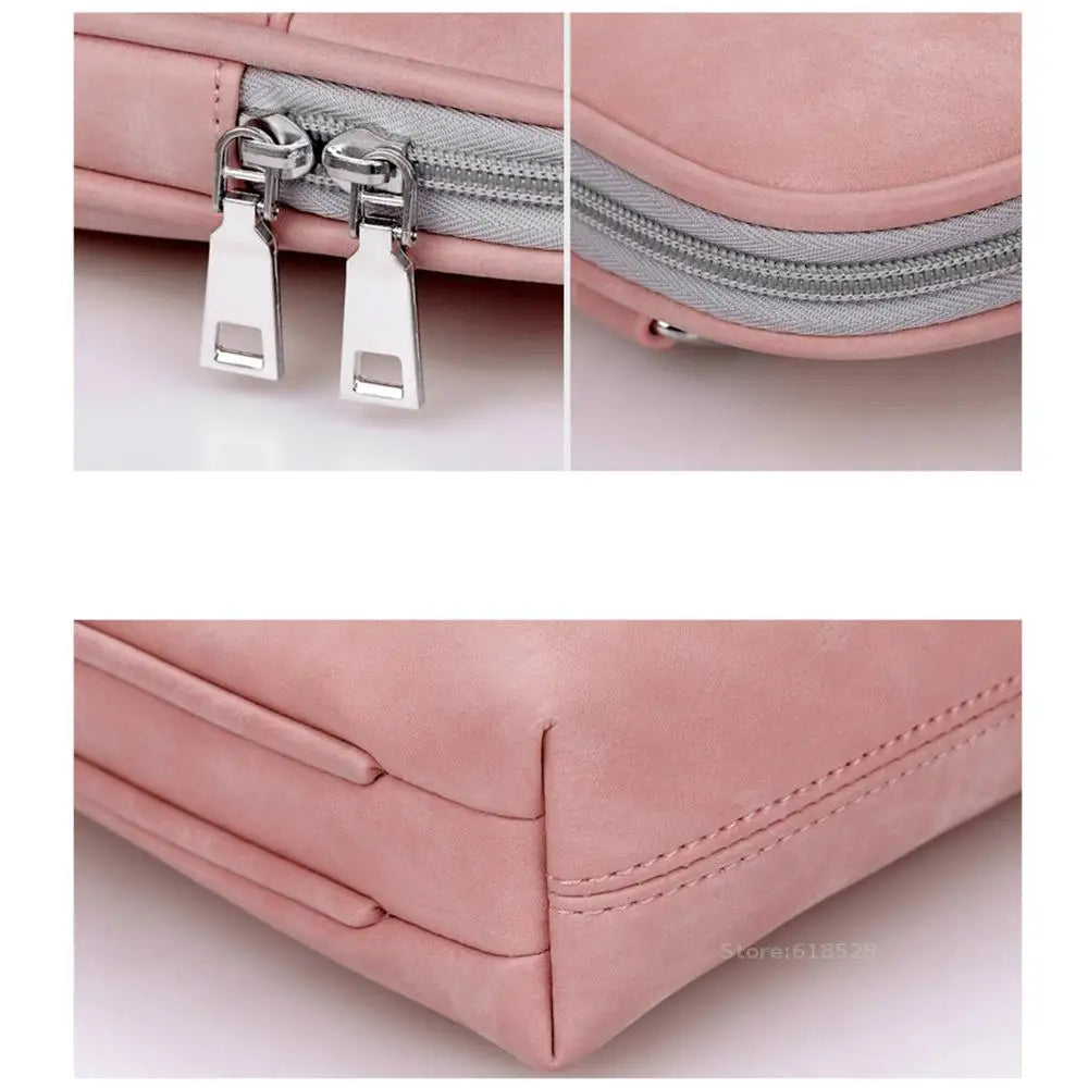 Waterproof PU Laptop Briefcase for 13 to 15 Inch Notebooks