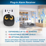 HTZSAFE Wireless Driveway Alarm with Waterproof PIR Sensor optoeletronics