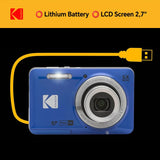 Kodak PIXPRO FZ55 16MP Compact Camera with 5x Zoom Gift Kit optoeletronics