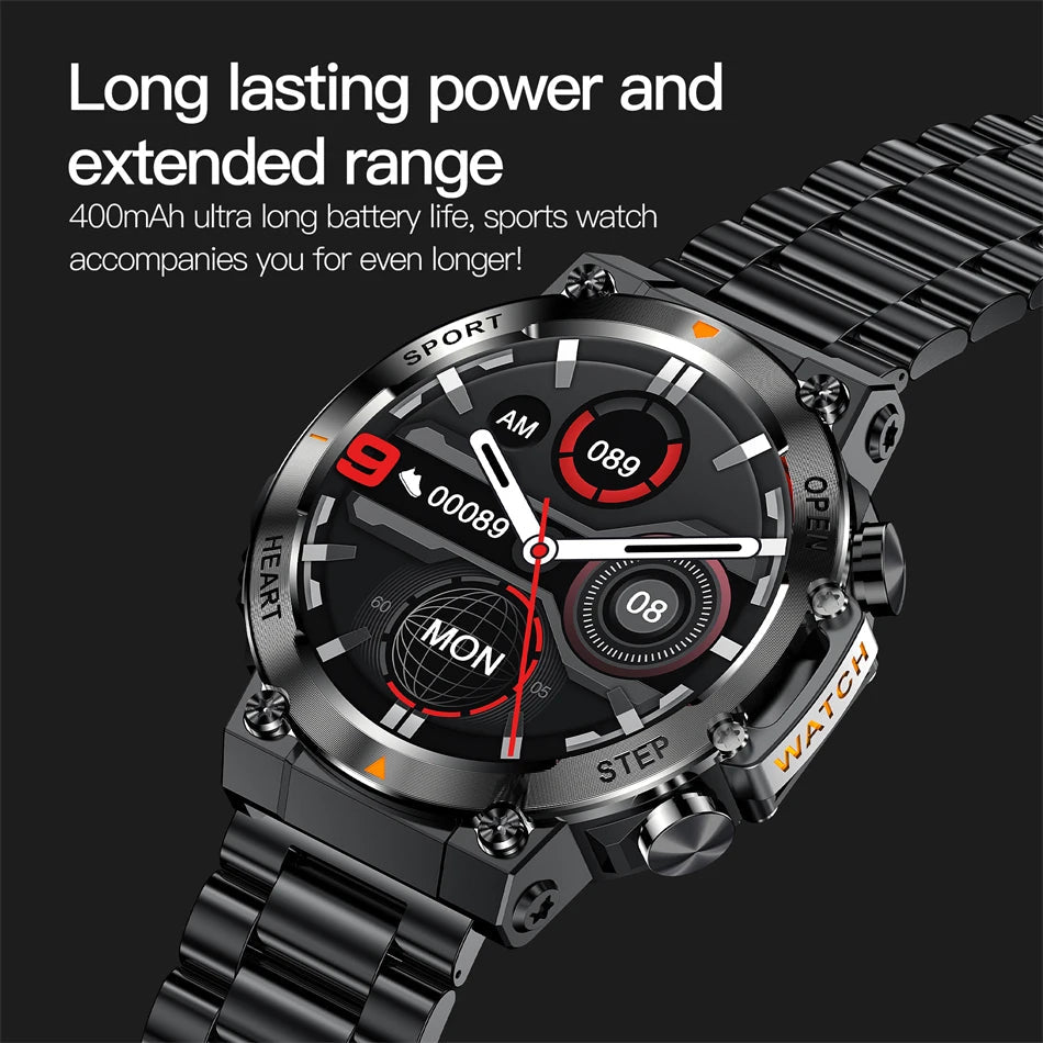 1.39 Inch Bluetooth Call Smart Watch - 400mAh Fitness Tracker for Android iOS optoeletronics