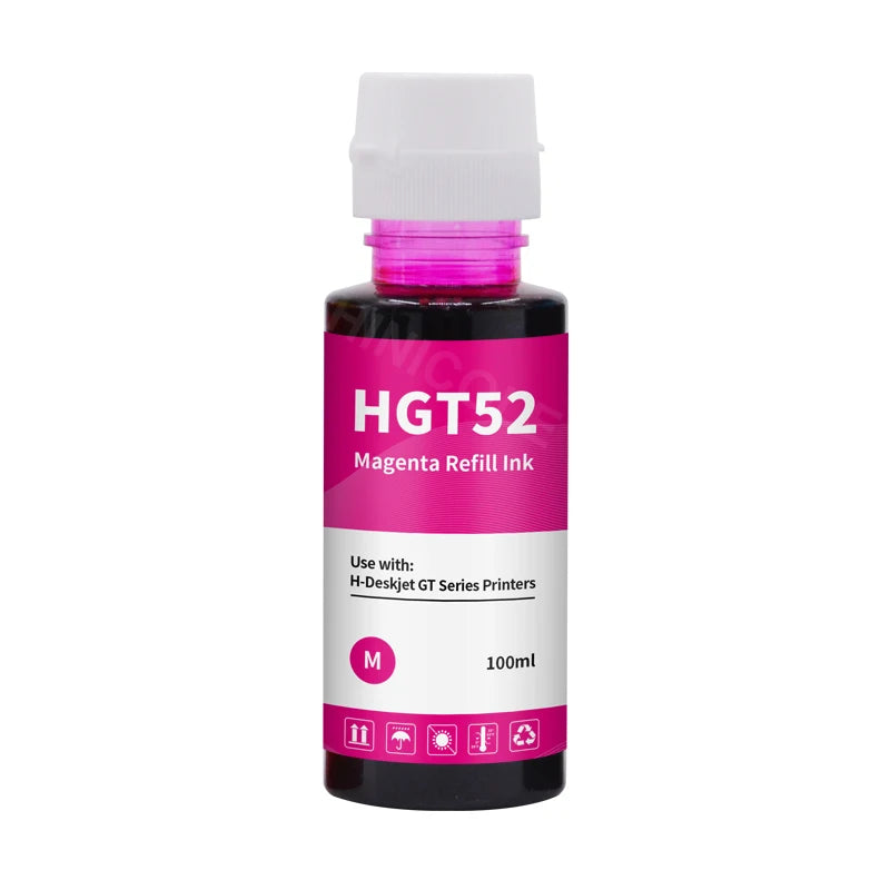 HINICOLE GT51 GT52 Refill Ink Set - HP Compatible 100ML optoeletronics