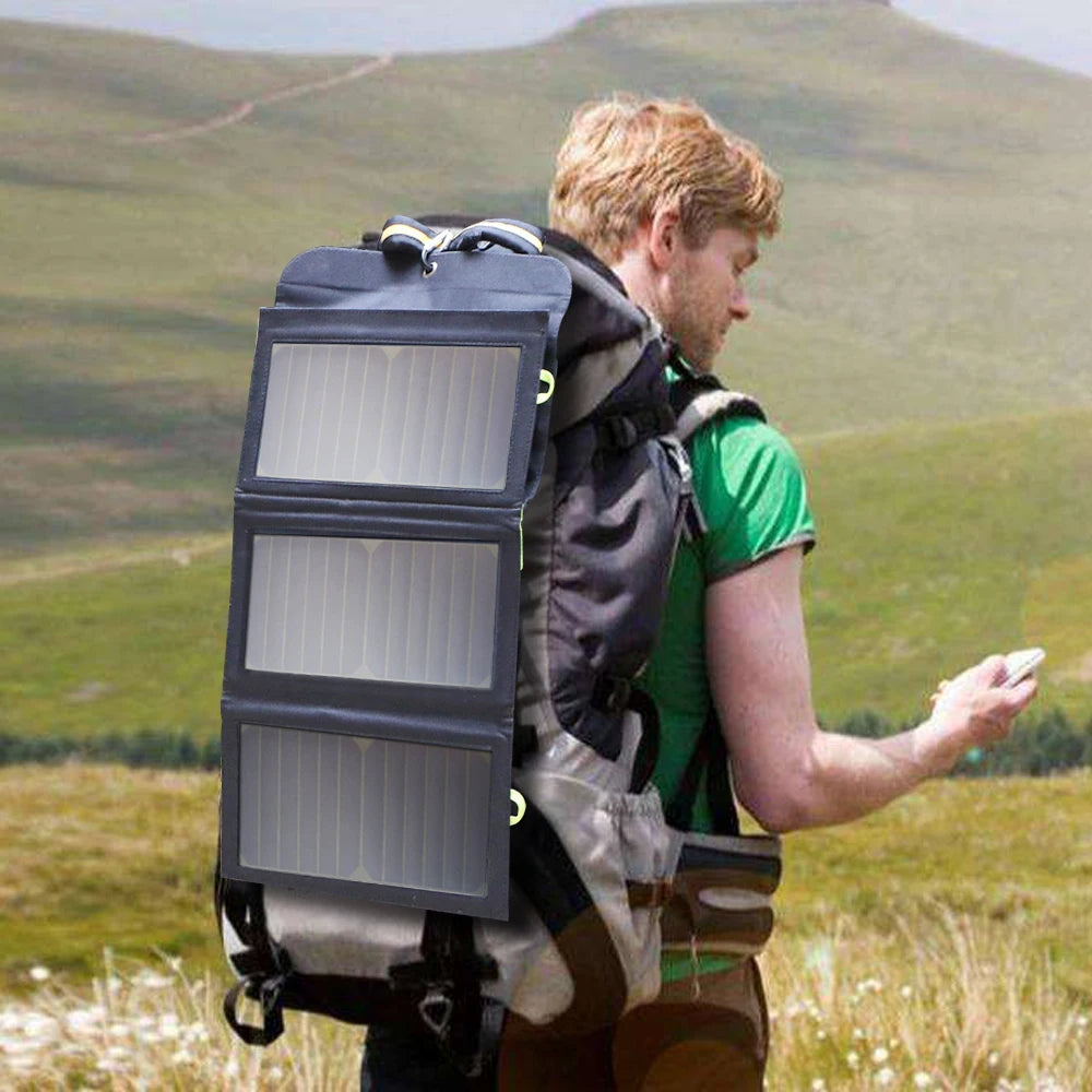 ALLPOWERS 21W Portable Solar Charger with 10000mAh Battery optoeletronics