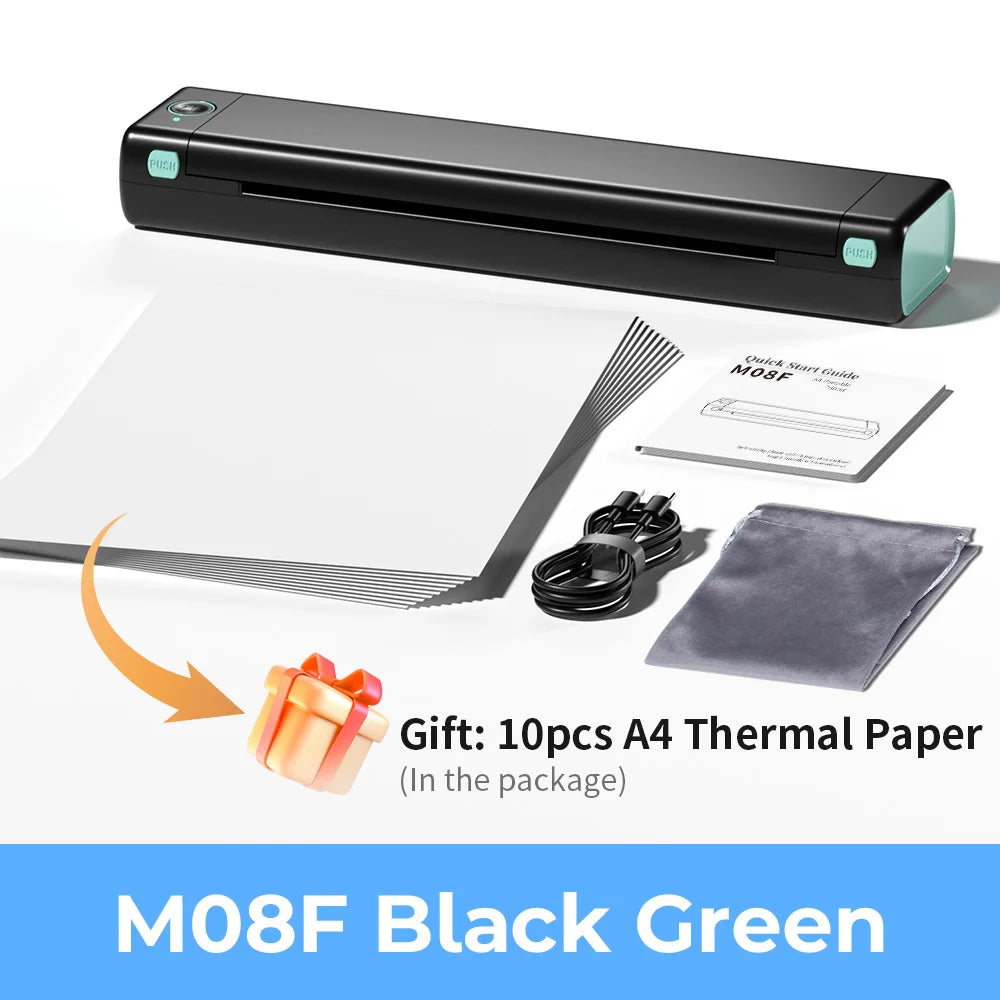 Phomemo M08F A4 Thermal Printer - Bluetooth Portable optoeletronics