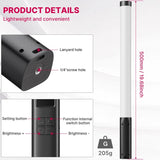 Ulanzi VL119 RGB Tube Light Wand with CRI 95+ Color Control optoeletronics