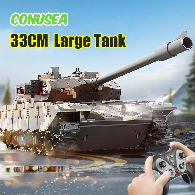 CONUSEA 33CM RC Battle Tank - Remote Control Crawler optoeletronics