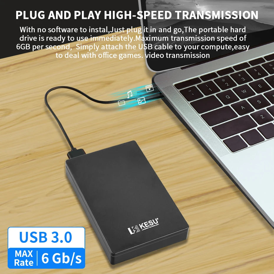 KESU USB 3.0 Portable External Hard Drive optoeletronics