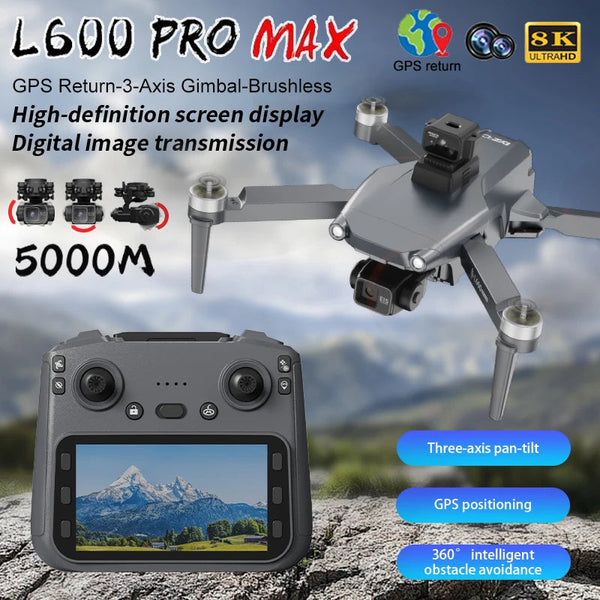L600 Pro Max Drone - 8K Camera 3-Axis Gimbal